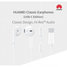 Casti Audio in Ear Huawei Classic USB-C Edition (CM33), Alb, Bulk foto