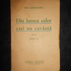 Emil Garleanu - Din lumea celor cari nu cuvanta. Nuvele (editie veche)