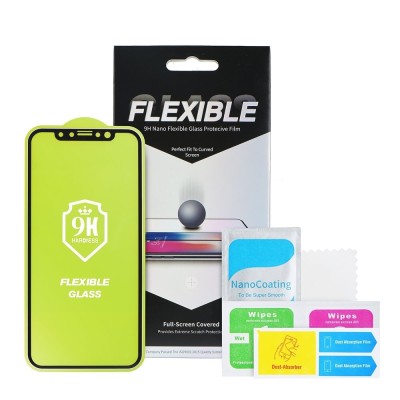 Folie iPhone 11 Pro, iPhone X, iPhone XS, Flexibila, 5D Full Glue Nano foto