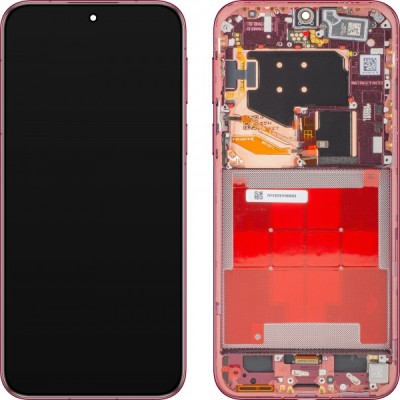 Display cu Touchscreen Huawei Pura 80 Pro, cu Rama, Rosu (Glazed Red), Service Pack 02357EFE foto