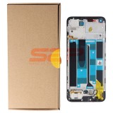 Display LCD Touchscreen cu Rama Original Realme 8 Pro Negru (Service Pack)