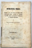 Ioan Bratianu Instructiunea Publica 1865 Tipografia C A Rosetti Epistola Directore Ministerul Instructiunii Publice Bucuresti