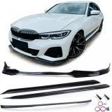 Kit caroserie spoiler spate fata fuste laterale negru lucios, potrivit pentru BMW Seria 3 G20 2019-2022 Performance AutoTuning