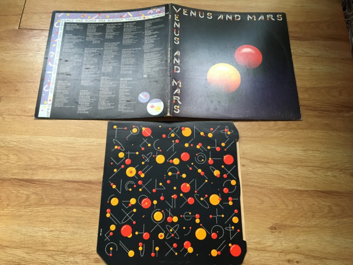 WINGS - VENUS AND MARS (1975,CAPITOL,UK) vinil vinyl