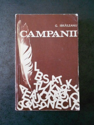 G. IBRAILEANU - CAMPANII foto