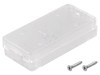 Carcasă USB ABS Semitransparent 30x65x15.5mm