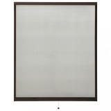 Cumpara ieftin Plasă insecte pentru ferestre tip rulou, maro, 160x170 cm
