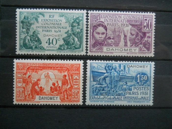 DAHOMEY 1931 SERIE MH
