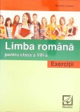Limba Romana Clasa a VIII-a: Exercitii Nicoleta Ionescu - Booklet, 2011, 142 pagini, Coperta Necartonata