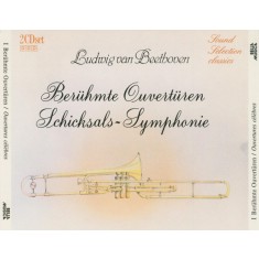 CD # 2XCD Various &lrm;&ndash; Ber&uuml;hmte Ouvert&uuml;ren = Ouvertures C&eacute;l&egrave;bres / Schicksals-Symphonie = Le Destin -FATBOX- (NM)
