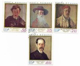 Romania (495) - Aniversari - Pictori, 1972, serie obliterata, Arta, Stampilat