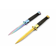 Set 2 Bricege tip Stiletto, multicolor/auriu, DEPOX&reg;, deschidere manuala, lungime 33 cm, lama metalica
