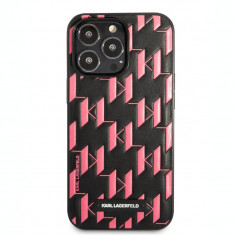 Husa Cover Karl Lagerfeld Monogram Plaque pentru iPhone 13 Pro Pink foto