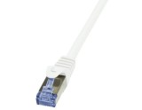 Cablu S/FTP LogiLink CQ3141S, Cat.6A, Patchcord (Alb)