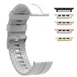 Cumpara ieftin Curea din silicon compatibila cu Apple Watch 9|8|7|6|5|4|3|2|1 Series, 49mm|45mm|44mm|42mm, Oatmeal White