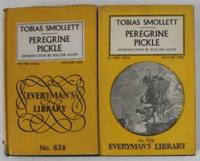 PEREGRINE PICKLE by TOBIAS SMOLLETT , TWO VOLUMES , 1967 foto