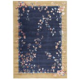 Covor Premium Belgian Model Alaska P0305-982, Marime 120 x 170 cm, Albastru, Antialergic, Poliester Reciclat, Living, Dormitor, Sufragerie, Birou