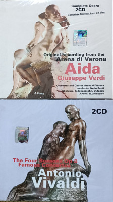 G. Verdi &amp;amp; A. Vivaldi - două cd box sigilate cu muzică clasică foto