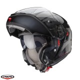 Cumpara ieftin Casca modulabila pentru scuter - motocicleta (flip-up) Caberg model Levo X 94 carbon Pinlock ready &ndash; lentila Pinlock inclusa (100% carbon) L (59/60cm)