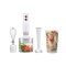 Set blender de mana 4 in 1 Beper, 400 W, 36 x 6.5 x 6.5 cm, 500/700 ml, lame inox, accesorii incluse