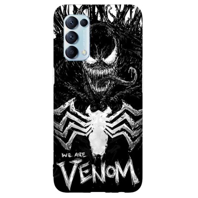 Husa compatibila cu Oppo A53 model We are venom, Silicon, TPU, Viceversa foto