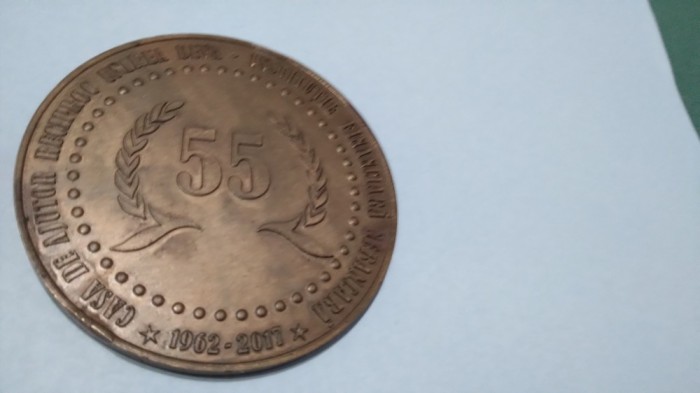 MEDALIE 7 CM CASA DE AJUTOR RECIPROC UNIREA DEVA 1962 -1917