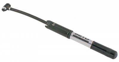 Pompa de mana, din aluminiu, lungime 21cm, valva AV,DV,FV, culoare negru Cod:588080681RM foto
