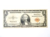 Rară! Republica Dominicană 1 Peso Oro 1947 seria:037313,bancnota din imagini