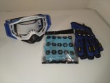 Cumpara ieftin Set accesorii moto -off road-atv-bicicleta-tricicleta:Ochelari,manusi si cagula, marimi;M,L.XL
