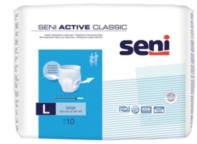 SENI Active Classic Large Scutece Chilot pentru Adulti 10 bucati foto