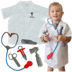 Set costum carnaval Doctor cu Accesorii 3-8 ani