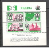 Nigeria.1985 25 ani Independenta-Bl. GX.85, Nestampilat