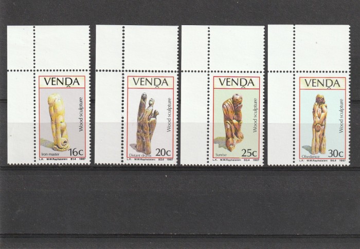 Sculpturi din lemn ,Venda.