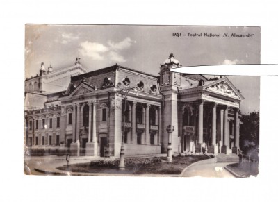 CP Iasi - Teatrul National, RPR, circulata, stare relativ buna foto