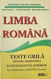 Limba romana. Teste grila pentru admiterea in invatamantul superior - Luiza Popescu