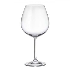 Pahar Vin Cristal, Bohemia, Transparent, Capacitate 0,65L, Diametru 10cm, Inaltime 22.5cm
