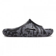 Papuci Crocs Mellow Marbled Slide Negru - Black/Charcoal