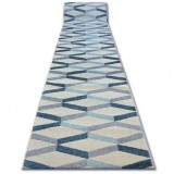 Traversa Nordic Optic crem si gri FD284, 80 cm, Dreptunghi, Polipropilena