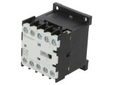 Contactor 4-polar NO 24VAC 12A DIN 6K W 45mm