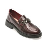 Mocasini GRYXX visinii, 911, din piele naturala lacuita
