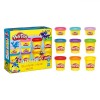 Set Plastilină, Hasbro, Play-Doh, Multicolor, Capacitate 9 Bucăți