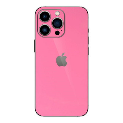 Set Doua Folii Skin Acoperire 360 Compatibile cu Apple iPhone 13 Pro Max - Wrap Skin Hot Glossy Pink foto