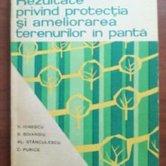 Rezultate privind protectia si ameliorarea terenurilor in panta- V.Ionescu, S.Boiangiu, Al.Stanculescu, C.Purice