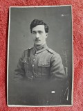 Carte Postala Fotografie Ofiter Interbelic 14x9 Alb Negru NeCirculata