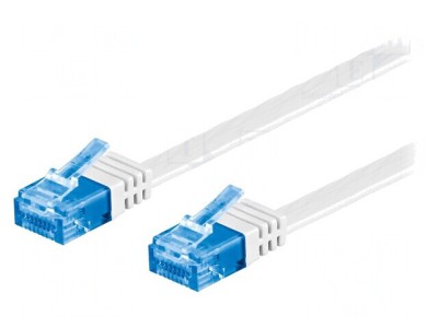Patch Cord UTP Cat6a Alb 20m foto