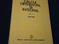 CALCULUL DIFERENTIAL SI INTEGRAL-VOL2-EXERCITII-GH. SIRETCHI-590 PG A4- foto