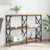 vidaXL Masă de consolă Lemn vechi 100 x 28 x 80,5 cm Lemn compozit 882781