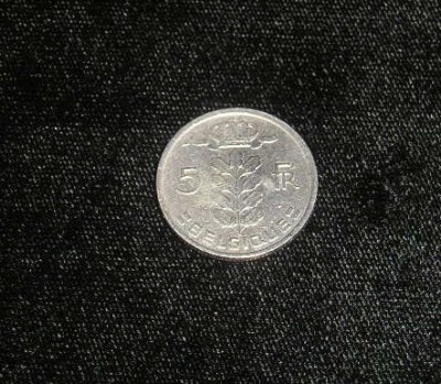 C50 - Moneda foarte veche - Belgia - 5 franci - 1950 foto