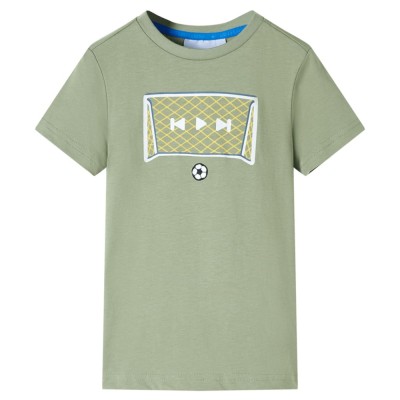 Tricou pentru copii, kaki deschis, 128 foto