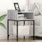 vidaXL Dulap de noapte sonoma gri 40 x 40 x 61 cm Lemn compozit